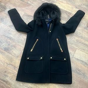 J Crew chateau parka in Italian stadium-cloth